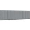 vidaXL Cuscino Testiera Hanko Grigio Chiaro 180 cm in Tessuto
