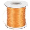 M METERXITY Filo Di Poliestere Cerato, 175 Iarde 0.5mm Filo Per Perline Cerato Con Rocchetto Di Gioielli/Fai Da Te/Artigianato/Collane/Bracciali, Filo Per Braccialetti Macrame [Oro]