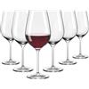 RITZENHOFF Set di 6 bicchieri da vino - 600 ml - Made in Germany | Art. n. 6311001, Serie Glanzlicht, 6 bicchieri da vino 600 ml, cristallo, lavabile in lavastoviglie