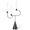 Ferm Living - Candeliere Bougeoirs - Nero - Metallo termolaccato - Designer Trine Andersen