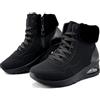 JOMIX Stivaletti Donna Invernali Imbottiti Stivali con Pelliccia Scarpe Sportive Calde Antiscivolo con Cerniera Sneakers Alte Casual