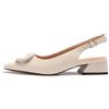 Rio Fiore Scarpe con Tacco, Décolleté Donna, 4 cm Tacco Largo, Slingback, Nero/Bianco/Blu/Bordeaux/Nero/Gialla/Tortora/Beige, Similpelle, Ecopelle Scamosciata, Cinturino sul Retro, ML682-0716
