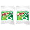LIBMAN COMMERCIAL Libman Tornado Spin Mop - Confezione da 2 testine in Microfibra, Facili da sostituire, Lavabili in Lavatrice, Verde e Bianco, Confezione da 2