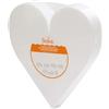 Decora 0173910 Basi a forma di cuore in polistirolo ideali per esercitazioni e per realizzare torte a piani dall'aspetto perfetto, Dim. 30 X H 5 CM