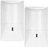 HUIOP Anti-Pet PIR Sensore di movimento Wired Alarm Dual Detector a infrarossi Pet Immune Per Home Antifurto Alarm System,Allarme domestico Rivelatore infrarosso Protezione PET Sensore di Movimento Wi
