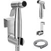 XPAPOV Spruzzatore manuale per bidet - con gancio per serbatoio dell'acqua e tubo doccia da 150 cm per acqua idraulica WC bidet spruzzatore pistola bagno