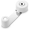 Inofix 2058 - 2 stop - retened. Girat. Metalico bianco blister