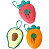 VKY Uzztfa 3 Pezzi Mini Coltelli Multiuso Taglierino a Forma di Frutta Taglierino Retrattile Apribuste Taglierina per Buste di Carta Taglierina per Carta Portatile Carina