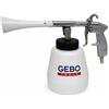 Gebo Tools Pistola per lavaggio a secco con pistola ad aria compressa Tornador, pistola a soffiaggio a secco,pistola pneumatica per pulizia, serbatoio da 1 litro, modello 2 Gebo Tools