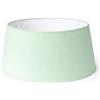 Generico 50 cm Paralume Tessuto di Cotone con PVC Bianco, Prodotto Artigianale, per Lampada da Tavolo, Piantana (Verde Chiaro)