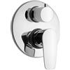PAINI Rubinetterie Miscelatore DOCCIA incasso con deviatore rotativo 2 uscite - codice 47cr6911 serie PARALLEL - Finitura Cromo Lucido - PAINI Rubinetterie - made in ITALY.