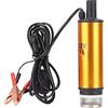Ymiko Mini Pompa Sommersa Elettrica 12V 51mm DC 30L / Min Pompa Sommersa Portatile per Il Trasferimento del Carburante Pompa Elettrica Acqua Olio per Cherosene Acqua