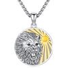 REDSUN - Collana con ciondolo a forma di freccia vichinga, martello di Thor, in argento sterling 925, con ciondolo a forma di croce, ciondolo celtico, amuleto, per uomo, figlio, ragazzo, donna, uomo e