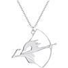 Generico Collana Zodiacale dello Zodiaco del Sagittario Gioielli Collana minimalista Regalo per il suo fiocco Collana Regalo per la mamma