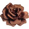Baesics Spilla con Fiori Rosa in Rame con Effetto Seta - Spilla da Donna 2-in-1 & Clip per Capelli Stile Vintage Fiore Elegante Boho Chic Accessorio per Blazer, Abito, Cappello, Giacca, Matrimonio