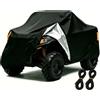 Generico Telo protettivo per ATV per Kymco MXU 500 IRS 丨Telo Quad Impermeabile Traspirante Antipolvere Protezione UV Adatto A Tutte Le Stagioni con strisce riflettenti