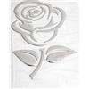 Asudaro Adesivi per Auto Fiore 3d, Asudaro Pvc Rose Adesivo per Auto Creativo Motivo Rosa Adesivi Decorativi Specchio per Auto Adesivo per Auto, Finestra, Paraurti O Laptop Decalcomania Del Vinile 8 X 10 Cm