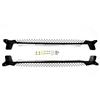 J&J AUTOMOTIVE Pedane Laterali per Kia Sportage QL, QLE 2016-2021, Sottoporta Minigonne in Alluminio e Plastica ABS, Set Completo con Materiale di Montaggio Incluso