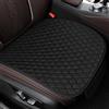 DEARBAG Coprisedile per Auto in Tessuto di Lino, Sedile Anteriore Universale, Cuscino per Seggiolino Auto Senza Schienale, Cuscino per Seggiolino Auto Traspirante e Antiscivolo Lavabile per Berlina SUV