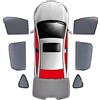 HCGLED Auto Tendine Parasole Finestrini Laterali per Ford Fiesta Hatchback 2009-2014, Car Window Visor Parasole Copertura Anti-UV Auto Full Window,E