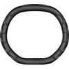 HATSVTGR Coprivolante Per Fiat Per Doblo Per Grande Panda EV 2024 2025 2026 Coperruzione Volante(Carbon White C)