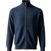 TONY BACKER - Cardigan Uomo in Cotone con Zip, Maglione Uomo Morbido GX 28