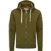 Charles Wilson Felpa Original da Uomo con Cappuccio in Misto Cotone con Zip