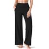 ACTINPUT Pantaloni da yoga da donna a vita alta, opachi, con tasche, gamba larga, leggings flared come pantaloni da jogging e per il tempo libero per yoga, allenamento, fitness e uso quotidiano