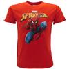 Sabor srl T-Shirt Spiderman Originale Spider-Man Uomo Ragno Grigia Marvel Ufficiale Maglia Maglietta