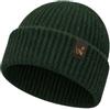 Kremstal Alpakahof Berretto invernale in 100% lana di alpaca, doppia maglia, 2 misure, unisex, commercio equo e solidale, caldo e morbido, traspirante e ipoallergenico, verde abete, L