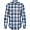 Barbour Camicia Cotone Quadretti Blu Navy Hillroad P24