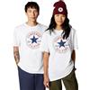 Converse T-Shirt Go-To all Star Patch Bianco Taglia S Codice 10025459-A03