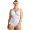 MISS MARY OF SWEDEN Miss Mary Fantastic Flair Body di pizzo morbido senza ferretto 5dd Bianco