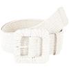 XFSRG Cintura Donna Elegante in Paglia Intrecciata con Fibbia Ampia Accessorio Moda Versatile per Ogni Occasione (Bianco)