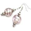 ThurColas Orecchini con perle in vetro stile chic boho acciaio inox fatti a mano in Francia