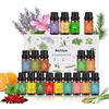 Aulaya Oli Essenziali per Diffusori, Set di olio essenziale 18 x 10 ml, Essenze Naturali,Tea Tree Lavanda Rosmarino Eucalipto Ylang-ylang Incenso Citronella Arancia Menta Limone Bergamotto