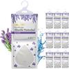 OSHMEA Pack x10 Sacchetti Antiumidità Armadio XL - Funzione 2 in 1 Deumidificatore Armadio e Spazi Chiusi con Aroma di Lavanda, Elimina Muffa e Cattivi Odori dai Tuoi Capi - OSHMEA® Premium Capacità (500ML)