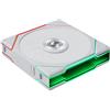 LIAN LI Ventola Lian Li UNI FAN TL Wireless FLEX ARGB Reverse Blade 120mm Bianco