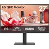 LG Monitor LG 27BA45QB-B 27" 2560 x 1440 Pixel Quad HD LCD Nero
