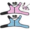 JDNFKG 2 Pezzi Corda di Trazione per Animali Domestici, Cinghia per Torace Regolabile, Cinturino per Il Torace in Rete Traspirante, Forniture di Escursioni di Tori.