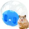 Generic Palla per criceti da 18 cm, ruota trasparente per criceti nani, giocattolo silenzioso per corsa, attività di esercizio per animali domestici, cincillà, gabbia da gioco per interni, intrattenimento