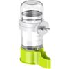 Pawfly Distributore d'acqua per uccelli, abbeveratoio automatico in plastica per gabbia, verde, per parrocchetti, calopsitte, pappagallini ondulati & inseparabili (non adatto per l'alimentazione)