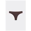 Tezenis Brasiliano In Cotone Organico Tinta Unita Donna Marrone
