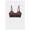 Tezenis Reggiseno Push-up Taglio Vivo Natural Lifting Plus Donna Marrone