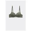 Tezenis Reggiseno Balconcino Leggermente Imbottito Pizzo Riciclato Wien Donna Verde