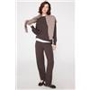 Tezenis Pantaloni Lunghi Dritti Soft Touch Donna Marrone