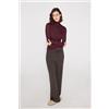 Tezenis Pantaloni A Palazzo Bande Costina Superior Softness Donna Marrone