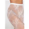 Tezenis Collant Rete Fantasia Donna Avorio
