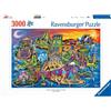 Ravensburger Puzzle per adulti, 3000 pezzi - Tesori del mondo