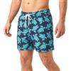 RIPT Performance RIPT Costume Uomo Asciugatura Rapida - Pantaloncini Mare con Rete Interna, Protezione UV50, Boardshort Spiaggia Nuoto Surf Estate (Marina/Turchese, XXL)